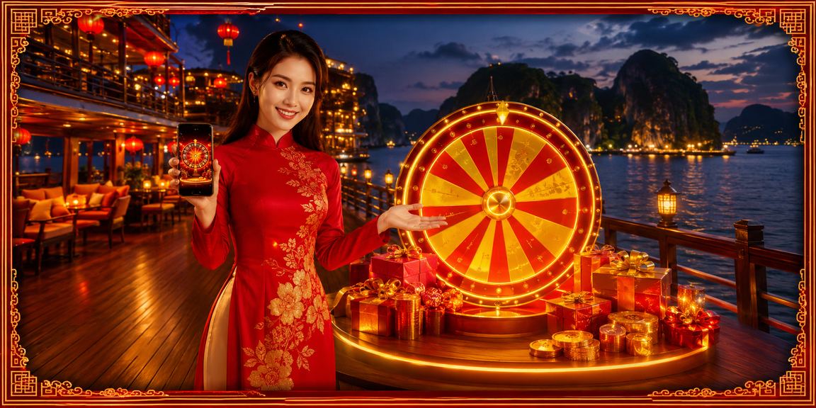Khung cảnh giải trí sang trọng tại Vịnh Hạ Long kết hợp trải nghiệm roulette trực tuyến